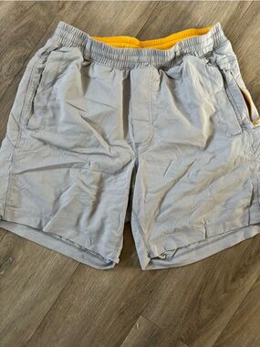 Birddogs Yellow Drawstring Athletic Shorts